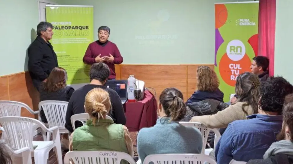 Comallo: El patrimonio paleontológico rionegrino tuvo su primer cónclave