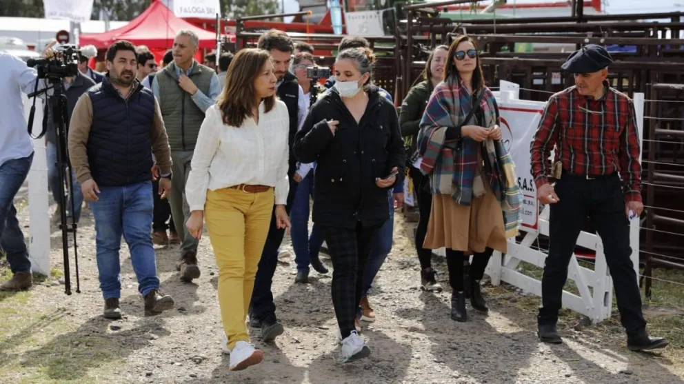 Carreras encabezó la apertura de la Exposición Rural de Choele Choel