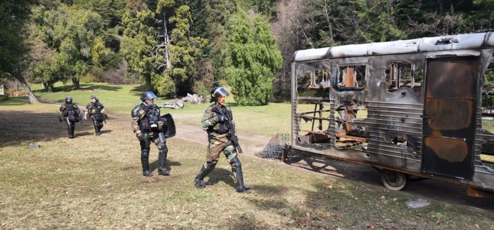 Efectivos del COER realizaron una "constatación de usurpación" en Mascardi