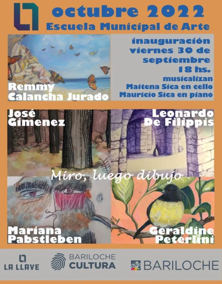 Ya se pueden visitar las obras en el Hall de la Escuela Municipal de Arte La Llave