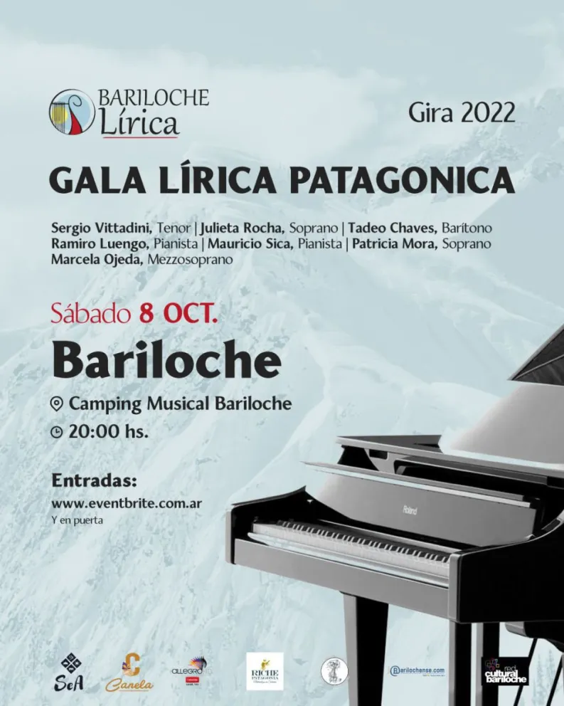 Bariloche Lírica de gira por la Patagonia