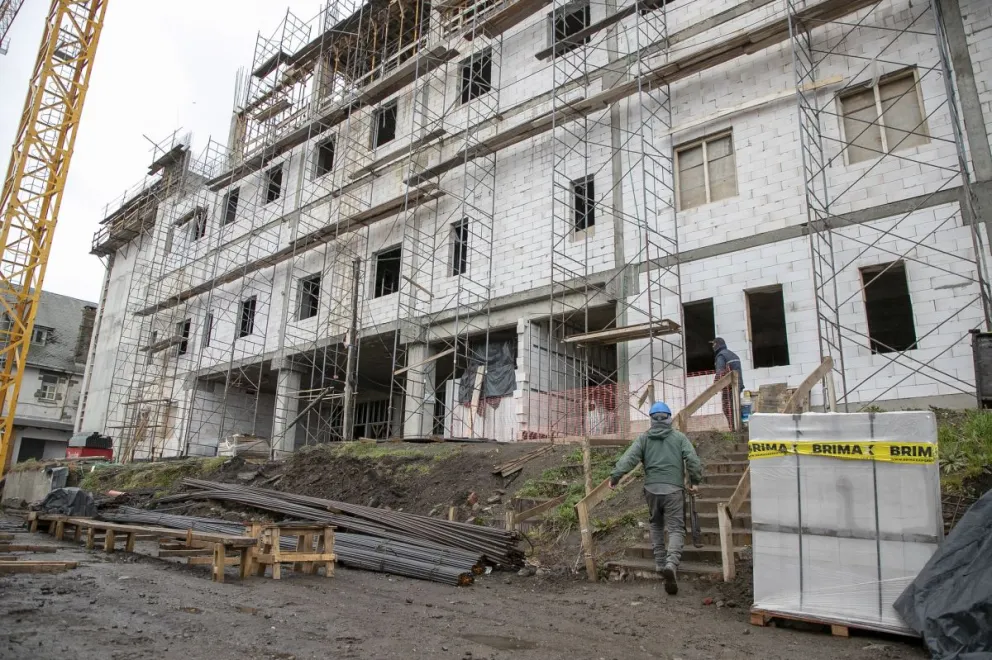 Avanzan a buen ritmo las obras en el Hospital de Bariloche