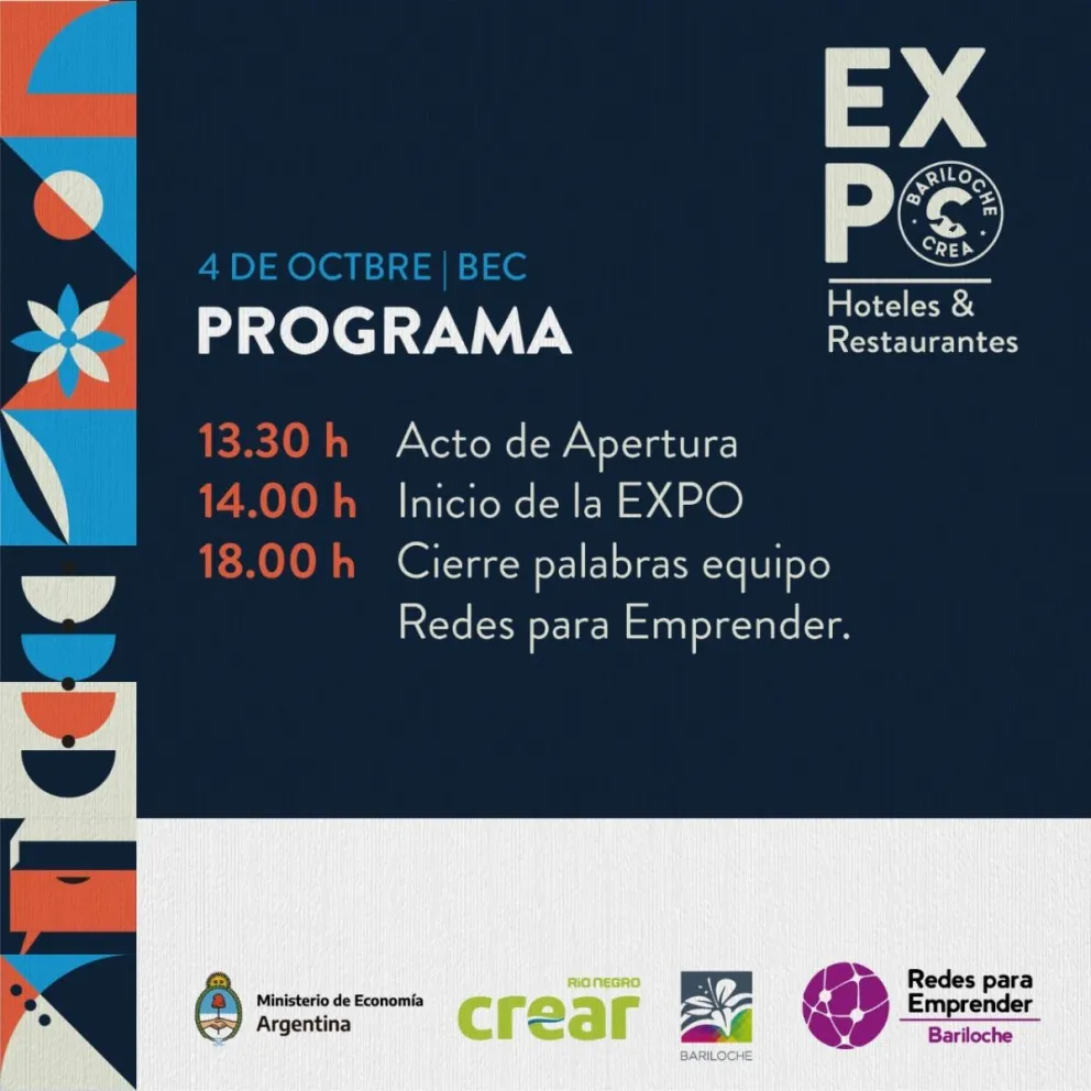 Se viene “Bariloche Crea – hotelería y gastronomía”