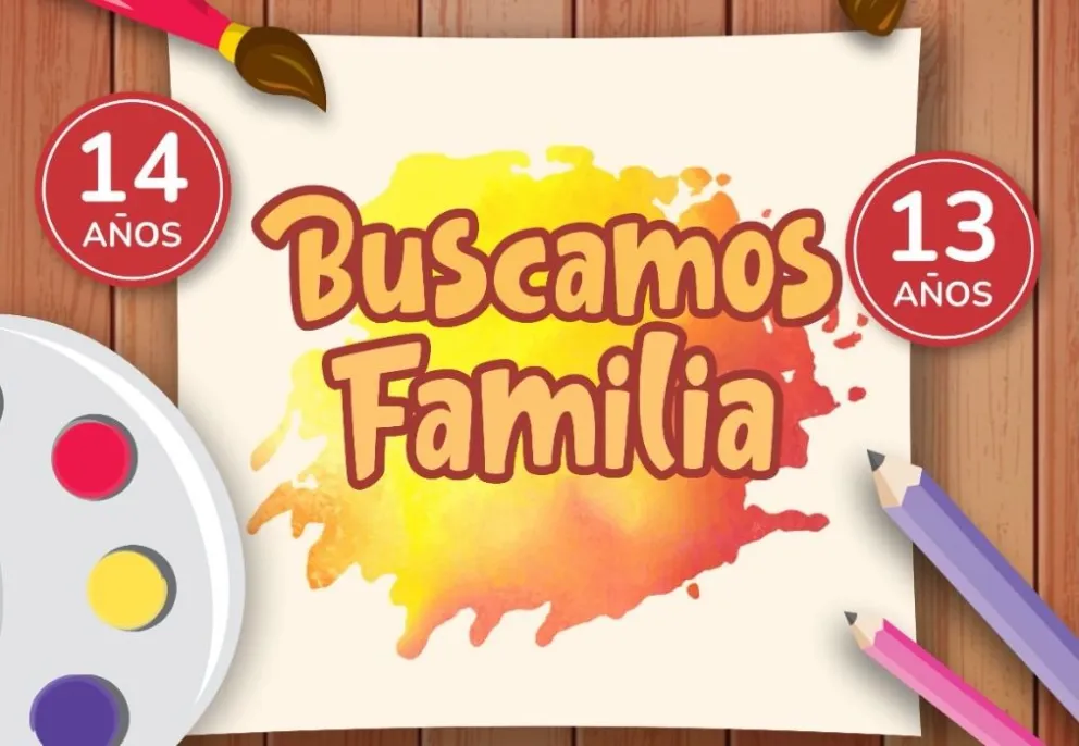 Convocatoria pública de adopción para dos adolescentes de 13 y 14 años 