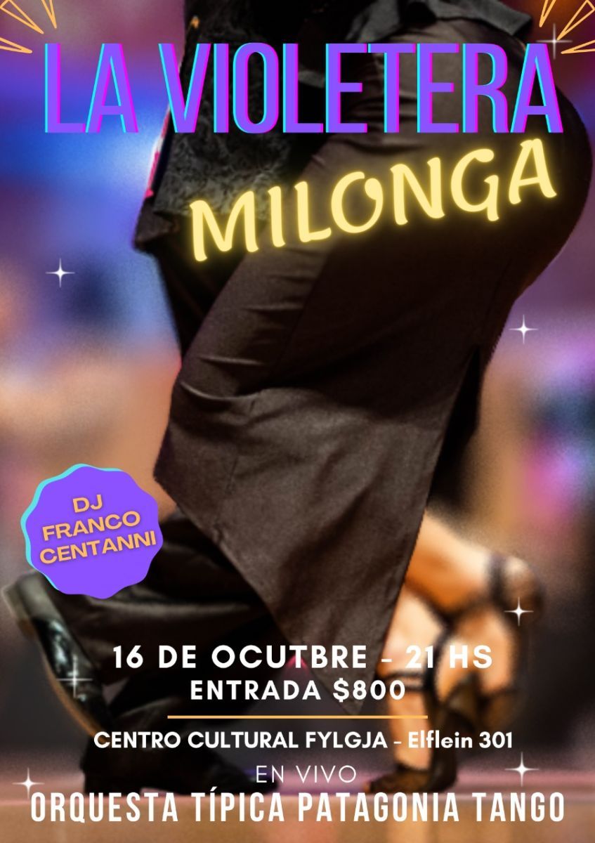 La Violetera, un ciclo de milongas para los fanáticos del tango