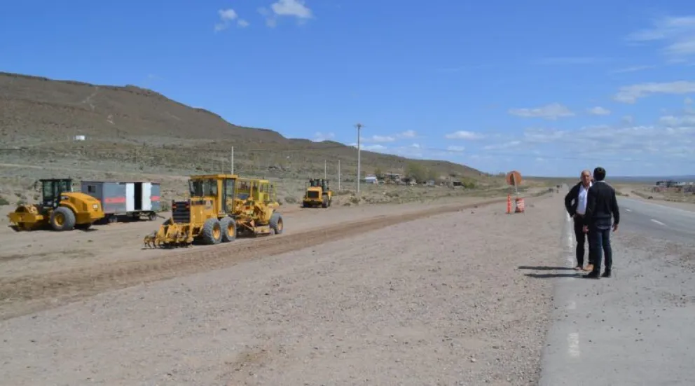 Ruta 23: Comenzaron los trabajos de ingresos a Ingeniero Jacobacci