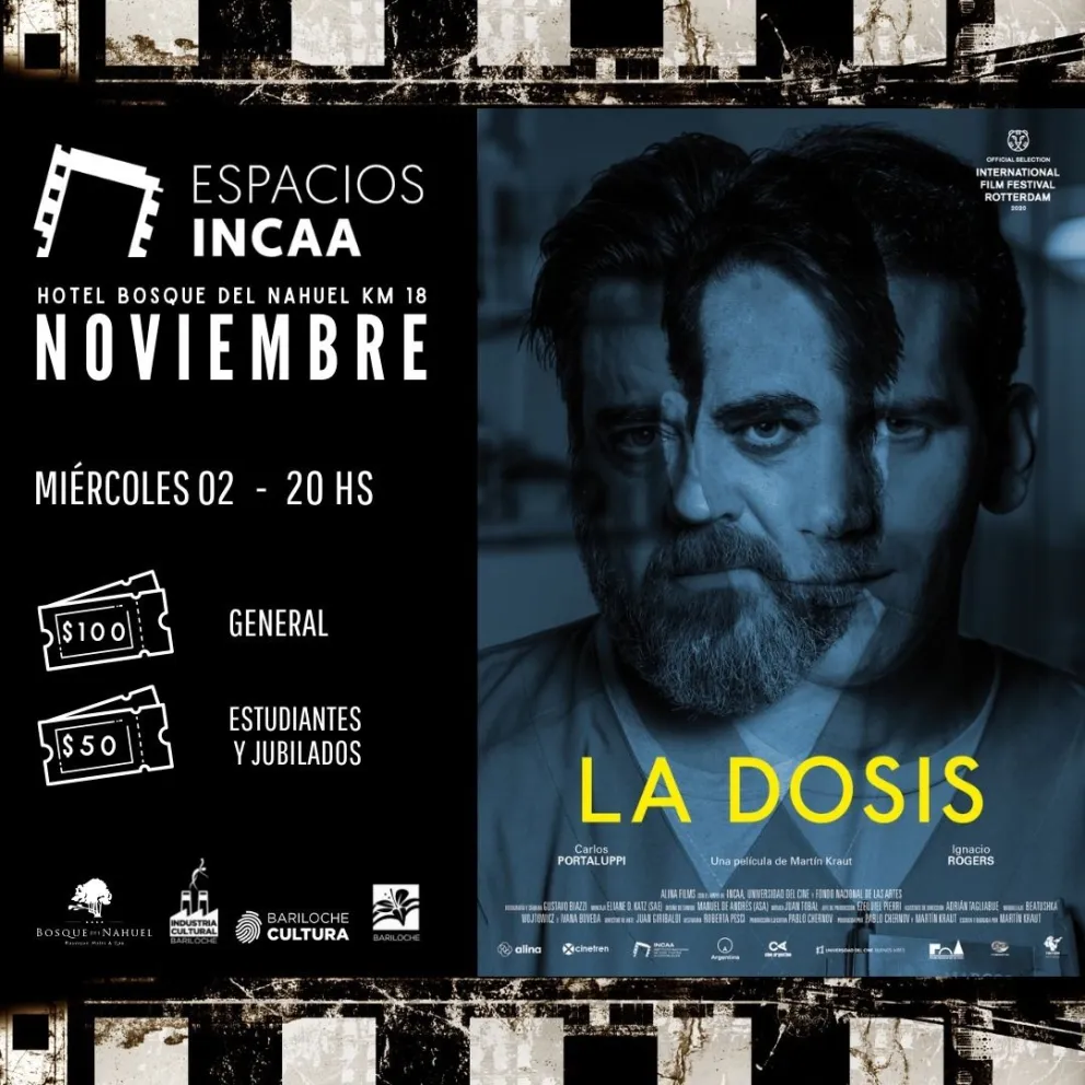 Programación de los Espacios INCAA Bariloche para esta semana