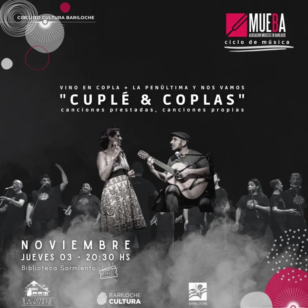 MUEBA: Ciclo de música "Vino en Copla" y "La Penúltima y Nos Vamos"