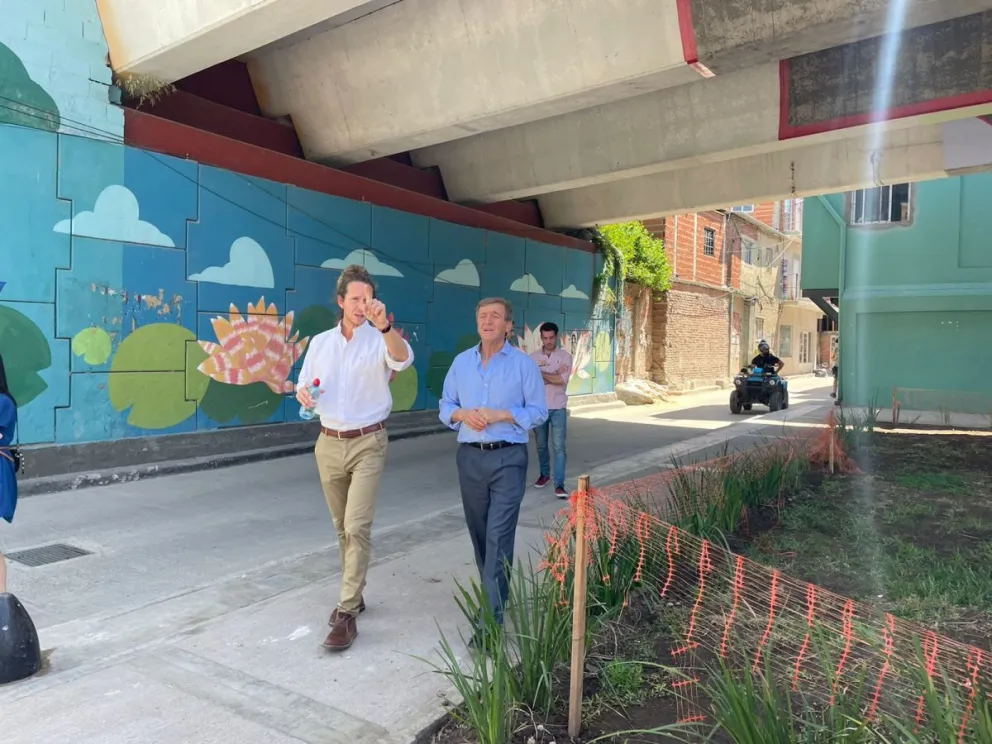 Tortoriello visitó el proyecto de urbanización del Barrio 31 en la Ciudad de Buenos Aires
