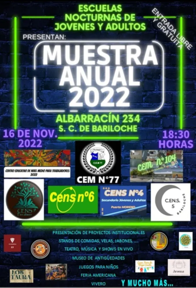 Escuelas Nocturnas de Jóvenes y Adultos realizan su muestra anual