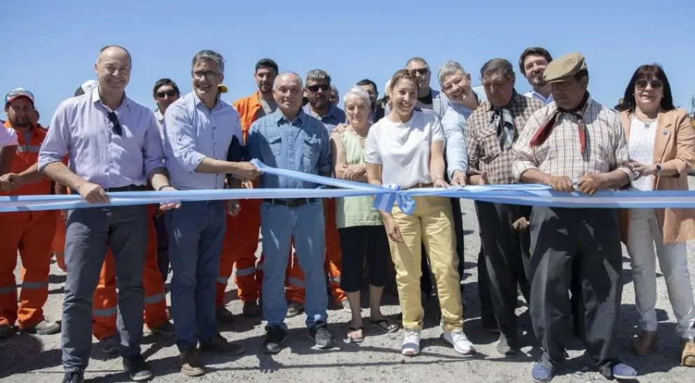 Quedó inaugurado el tramo de la Ruta Provincial 1 en Bahía Creek
