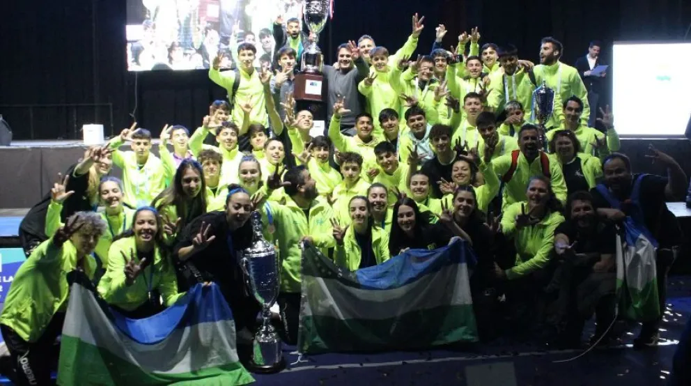 Río Negro se coronó tricampeón en los Juegos de la Araucanía en Chile y suma 14 títulos