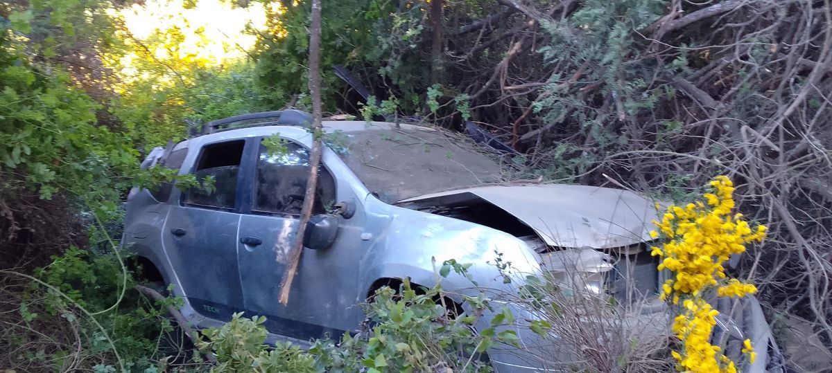 Conductora salió ilesa tras un despiste en los kilómetros