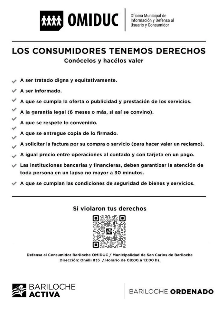 Nuevo anuncio con QR para Defensa al Consumidor