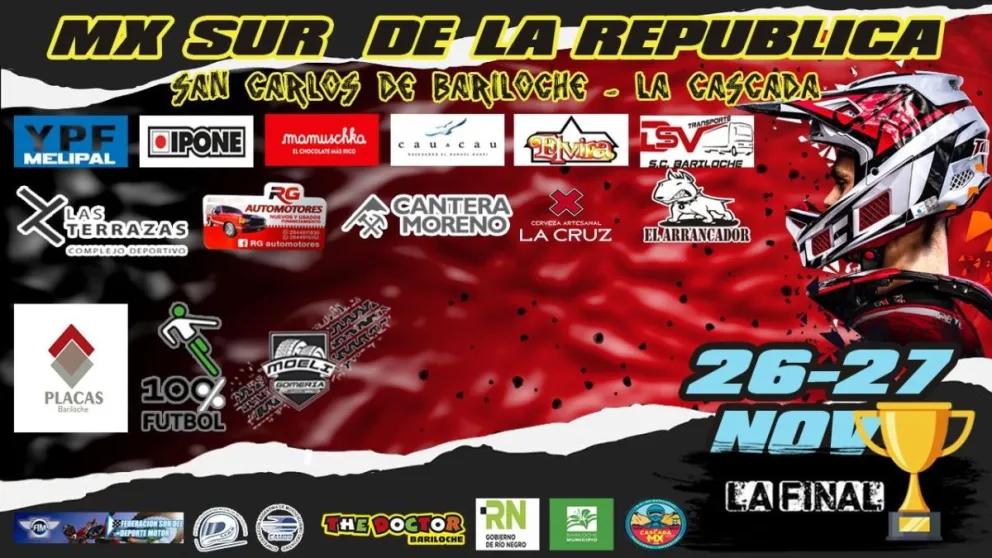 El Motocross patagónico llega a Bariloche para cerrar el año