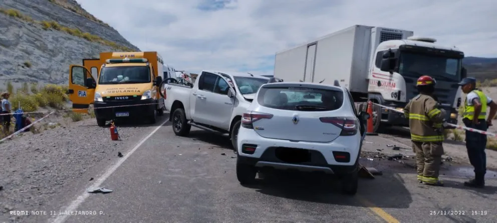 Dos barilochenses murieron en un choque frontal en Collón Cura
