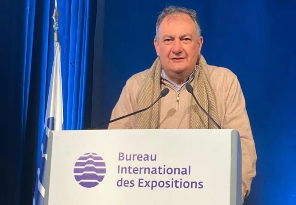 Expo 2027: Gennuso expondrá hoy ante el BIE en París