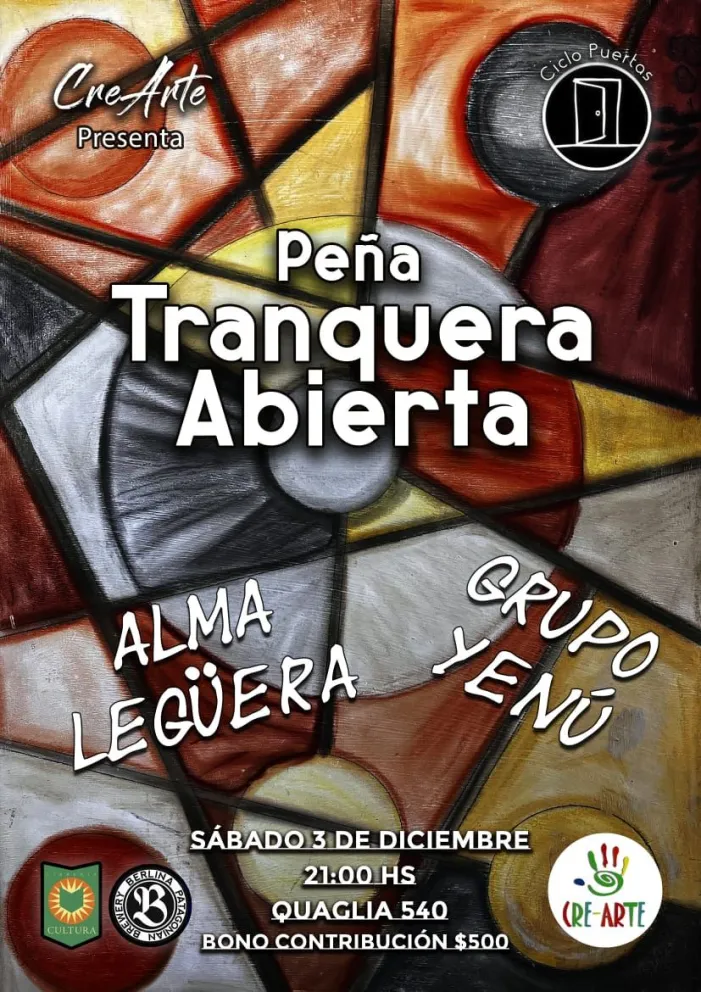 El ciclo puertas de Cre-Arte se transforma en peña