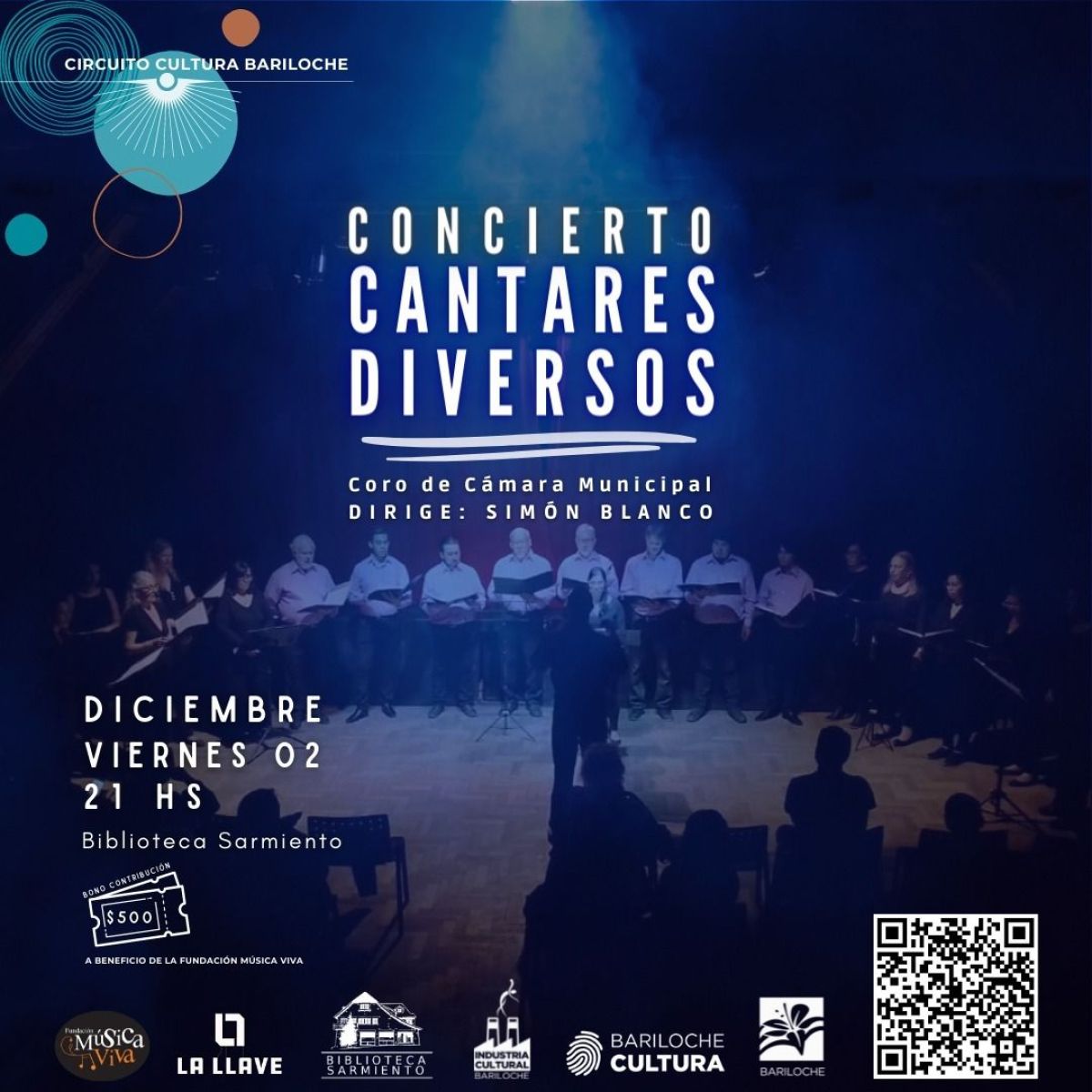 Este viernes, el Coro de Cámara Municipal llega a la Biblioteca Sarmiento