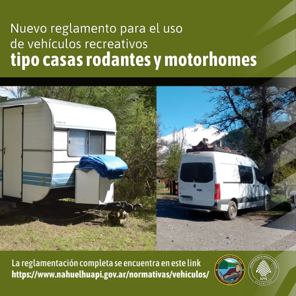  Se aprobó el reglamento para el uso vehículos recreativos en la Administración de Parques Nacionales 