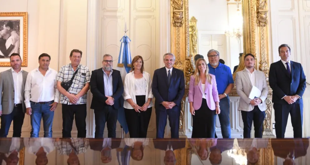 El Presidente se reunió con dirigentes políticos del FdT de Río Negro
