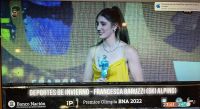 Francesca Baruzzi ganó el Premio Olimpia de Plata 2022