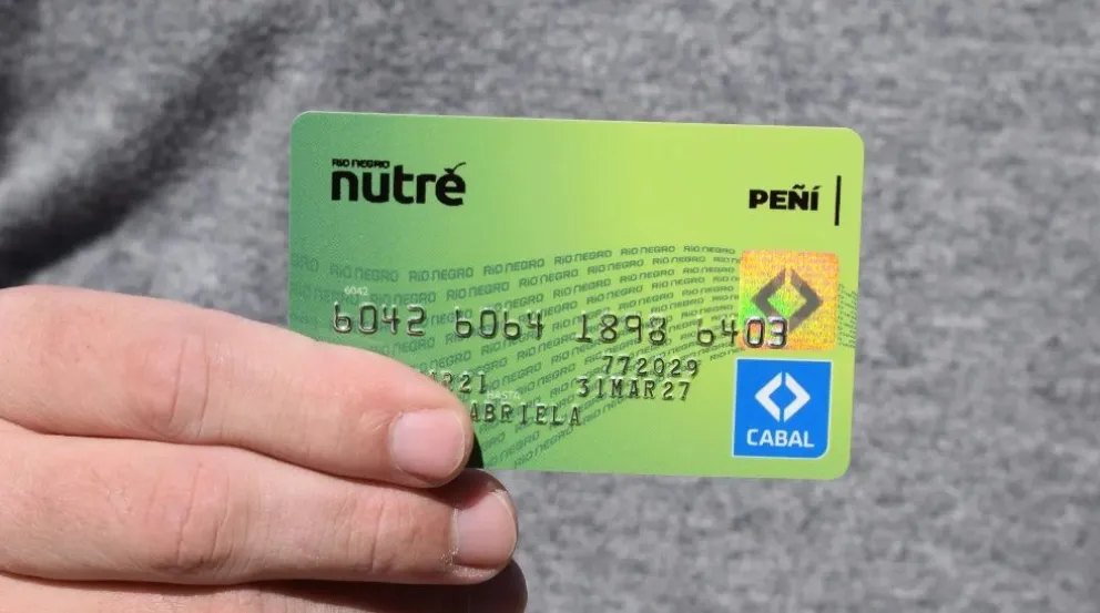 Se encuentran acreditadas las tarjetas Peñi, Pasar y Celíacos