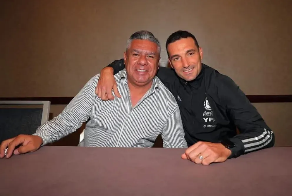 Tapia habló de la renovación de Lionel Scaloni 