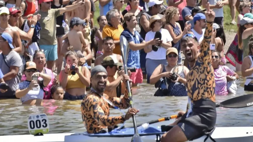 Franco y Dardo Balboa son los nuevos campeones de la Regata del Río Negro