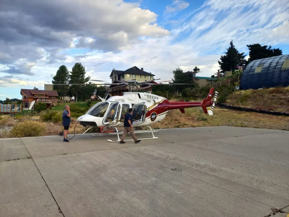 Tormenta: Una pareja tuvo que ser rescatada camino al refugio Jakob al ser arrastrada por un alud de agua y piedras