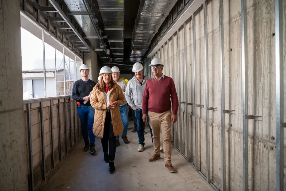 Destacan el avance de las obras del hospital 