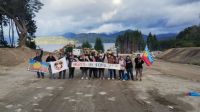 Villa La Angostura: Mapuches levantaron la protesta que frenaba la obra de la Circunvalación