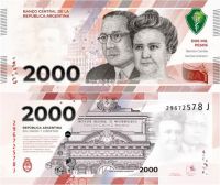 Así será el nuevo billete de $ 2.000 que aprobó el Banco Central