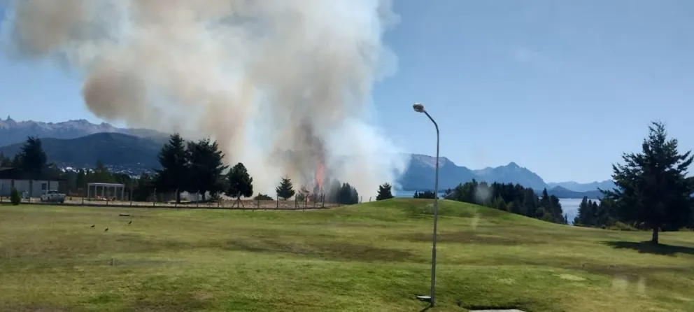 Lograron contener el incendio forestal en Villa Verde