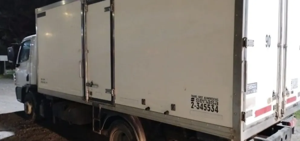 No era una mudanza, eran 5000 kilos de langostinos congelados