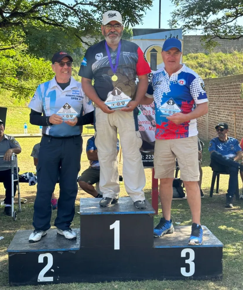 Triunfos de tiradores barilochenses en el Open de Mar del Plata 