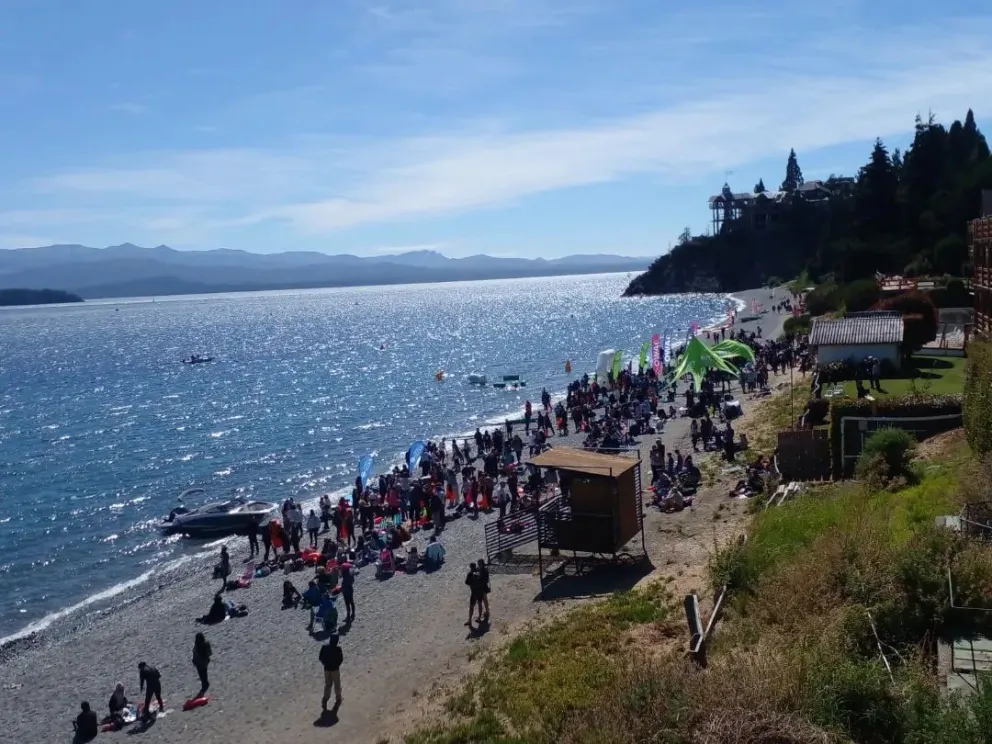 165 nadadores de todo el país disputaron la Vuelta a la Huemul 2023