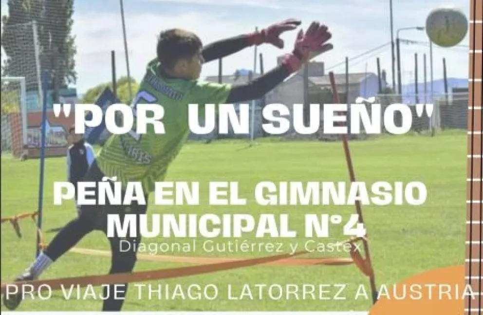 Peña a beneficio de un joven arquero local que busca viajar a probarse a Austria