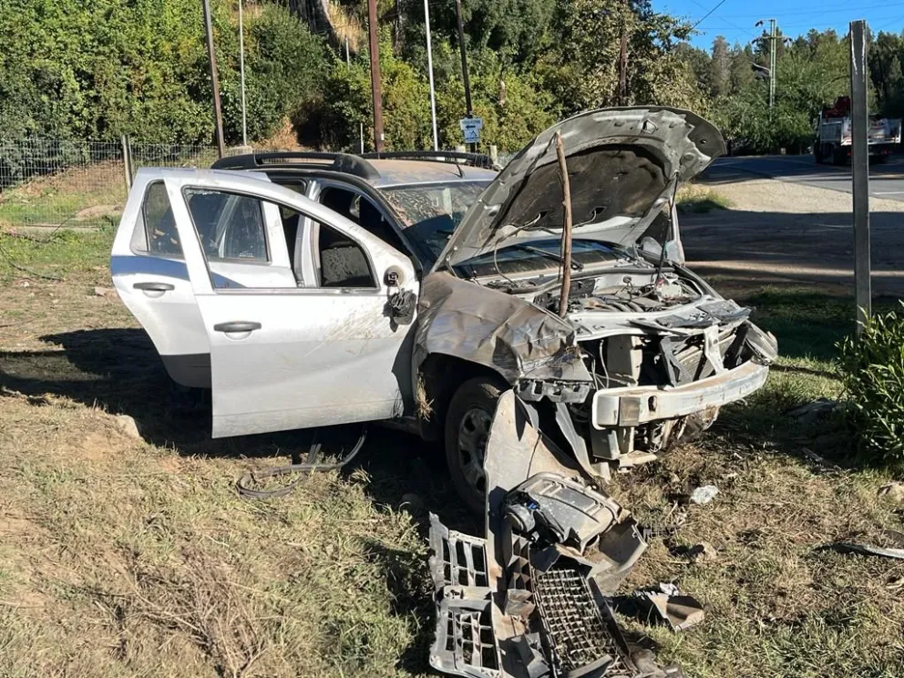 Violento vuelco sobre Pioneros: el conductor fue llevado inconsciente al Hospital