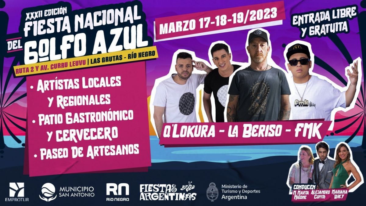 Comienza una nueva edición de la Fiesta Nacional del Golfo Azul en Las Grutas