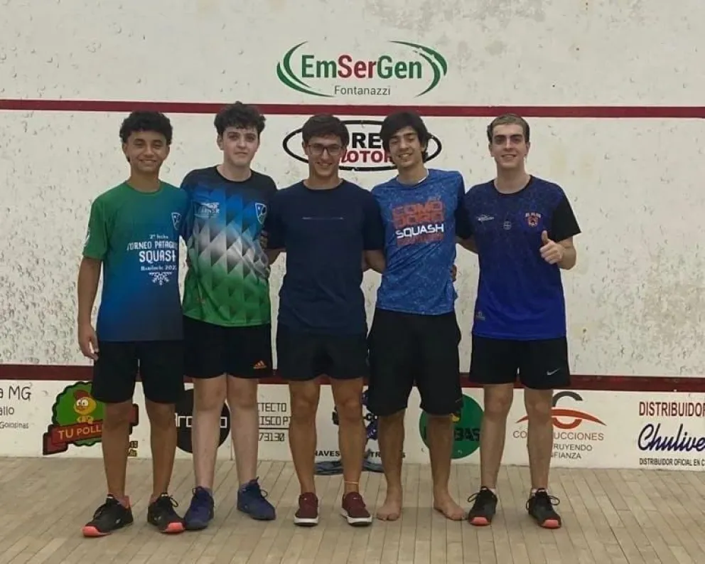 Destacada representación local en el nacional de menores de squash 