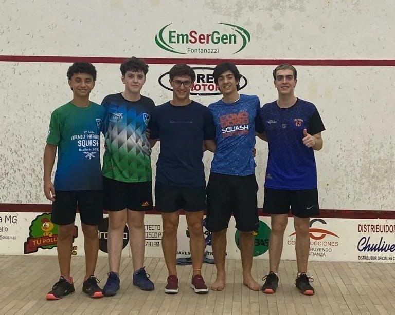 Destacada representación local en el nacional de menores de squash 