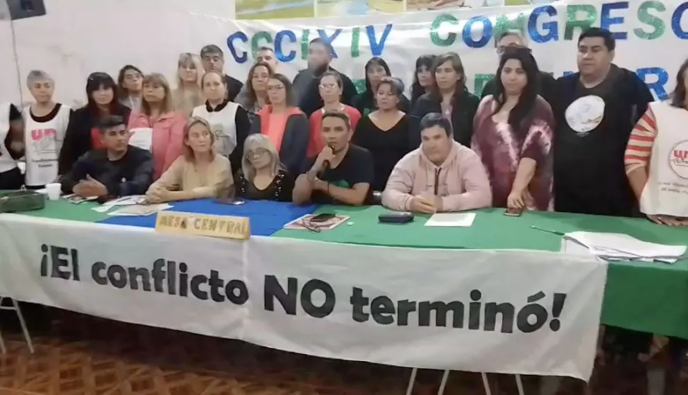 Unter ratificó el paro y denunció "aprietes" del gobierno provincial