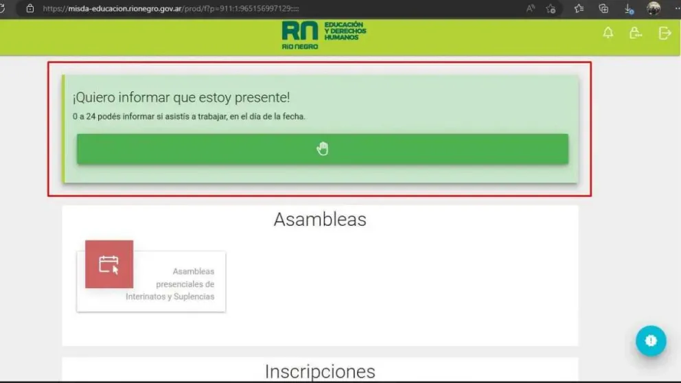 Docentes deberán informar su asistencia laboral: La respuesta de la Unter