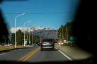 Llegó la ola de frío y los cerros se blanquearon en Bariloche