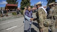 Carreras acompañó a la Escuela Militar de Montaña en su 59º aniversario