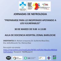 Patricia Diaz participará hoy de la Jornada de Nefrología en el Hospital Zonal