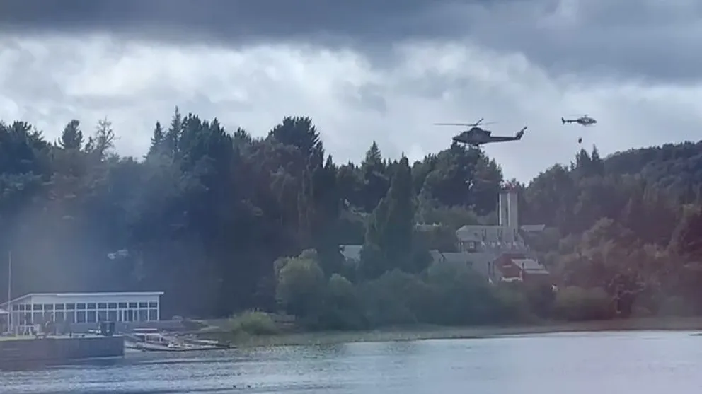 Combatieron un incendio de interfase en la zona del kilómetro 20 