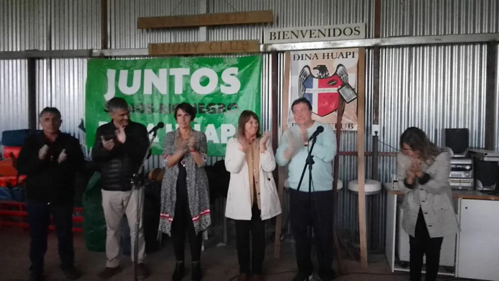 Weretilneck en Dina Huapi: "Queremos ser gobierno para hacer historia"