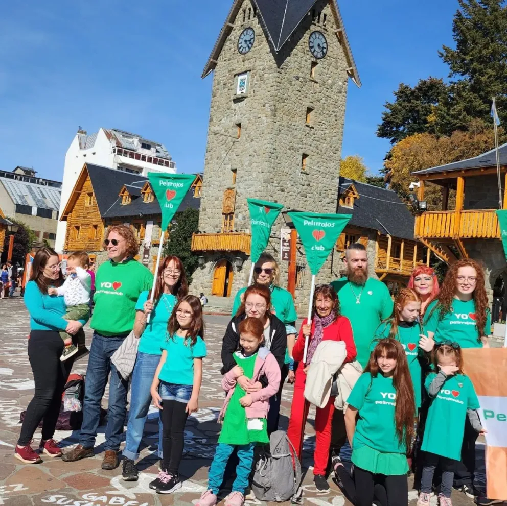 Pelirrojos de Bariloche se reunieron en un ameno encuentro